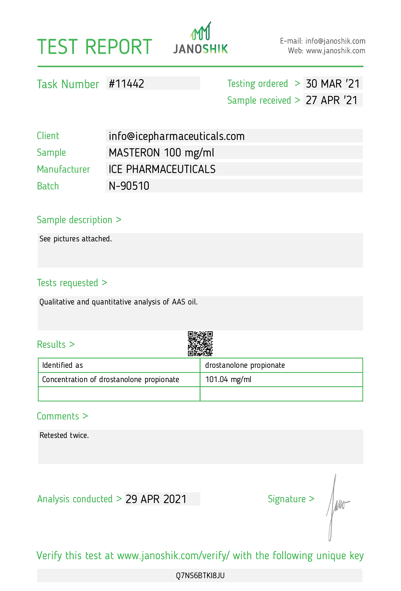 Certificate scan