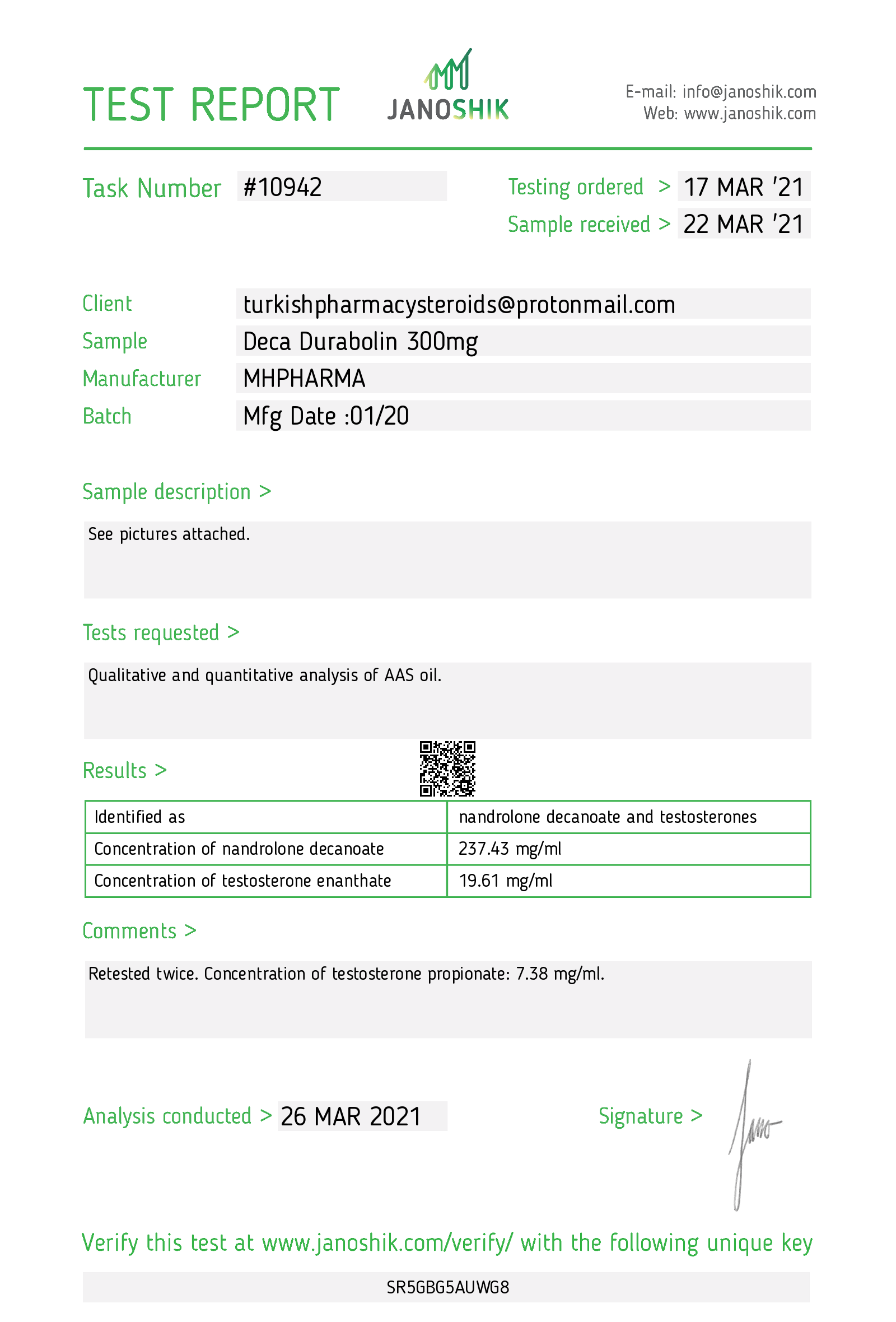 Certificate scan