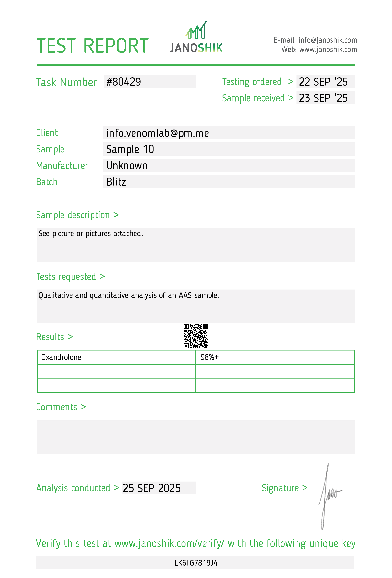 Certificate scan