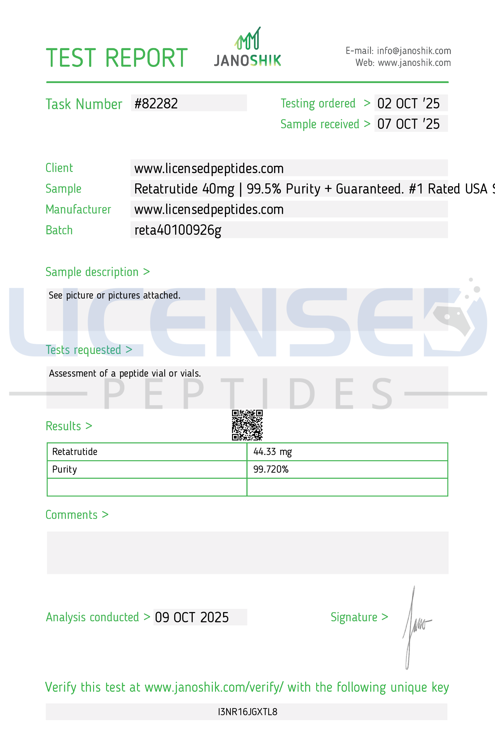 Certificate scan