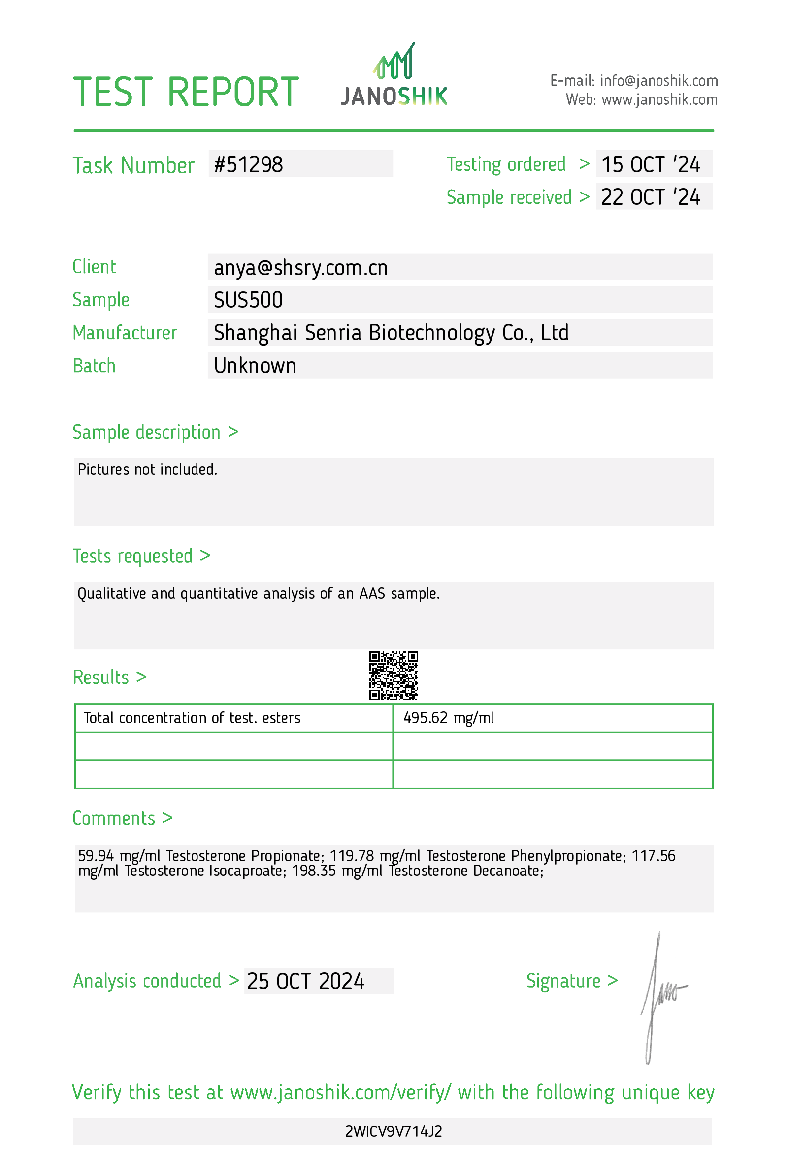 Certificate scan