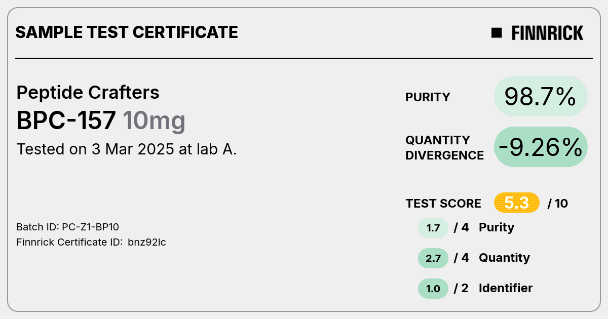 Certificate scan