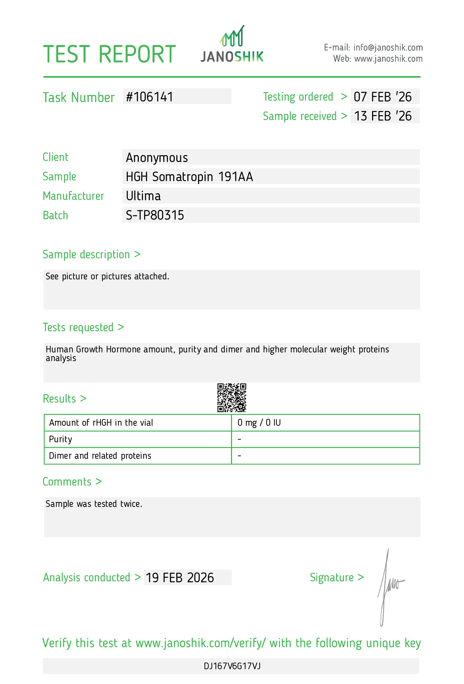 Certificate scan