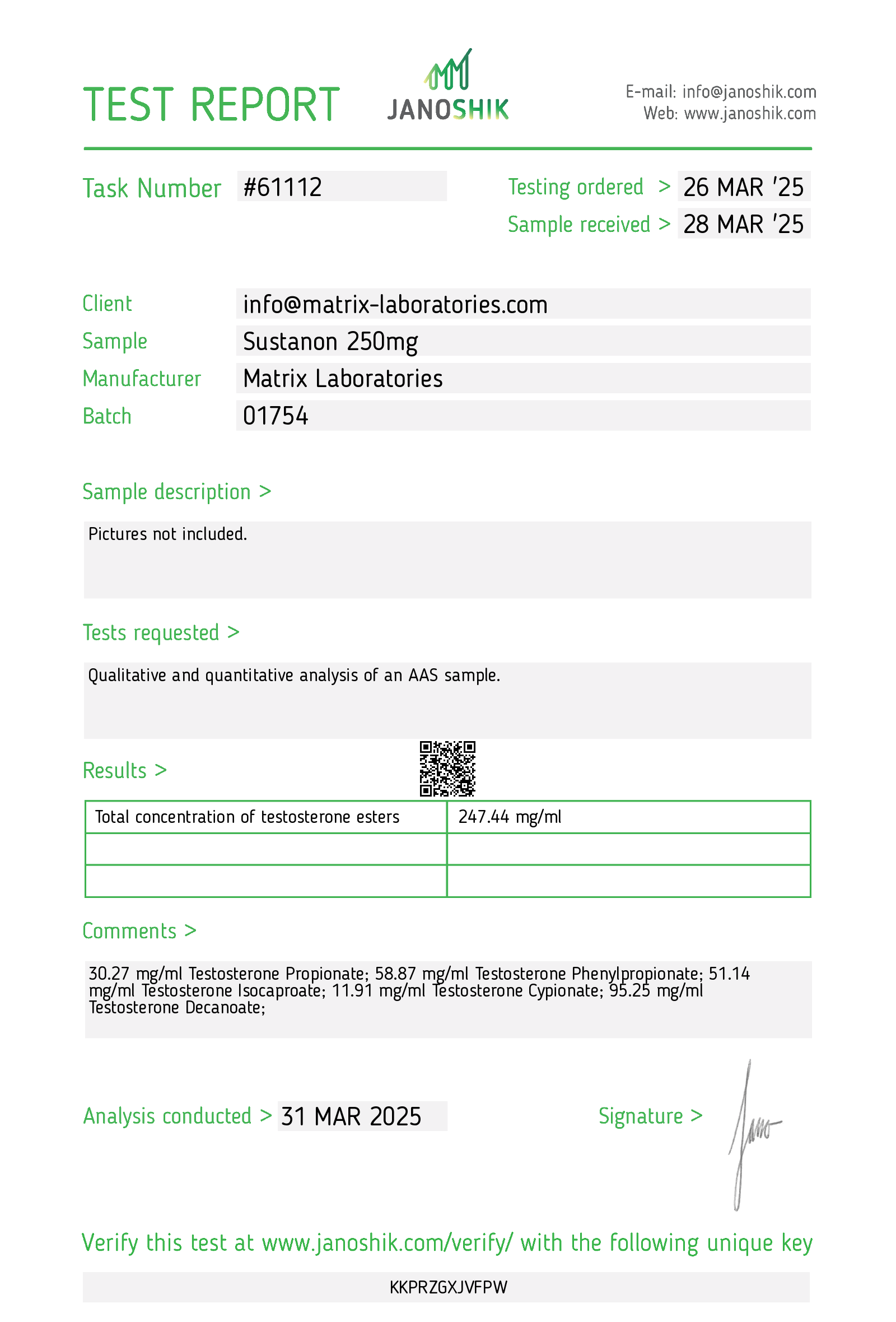 Certificate scan