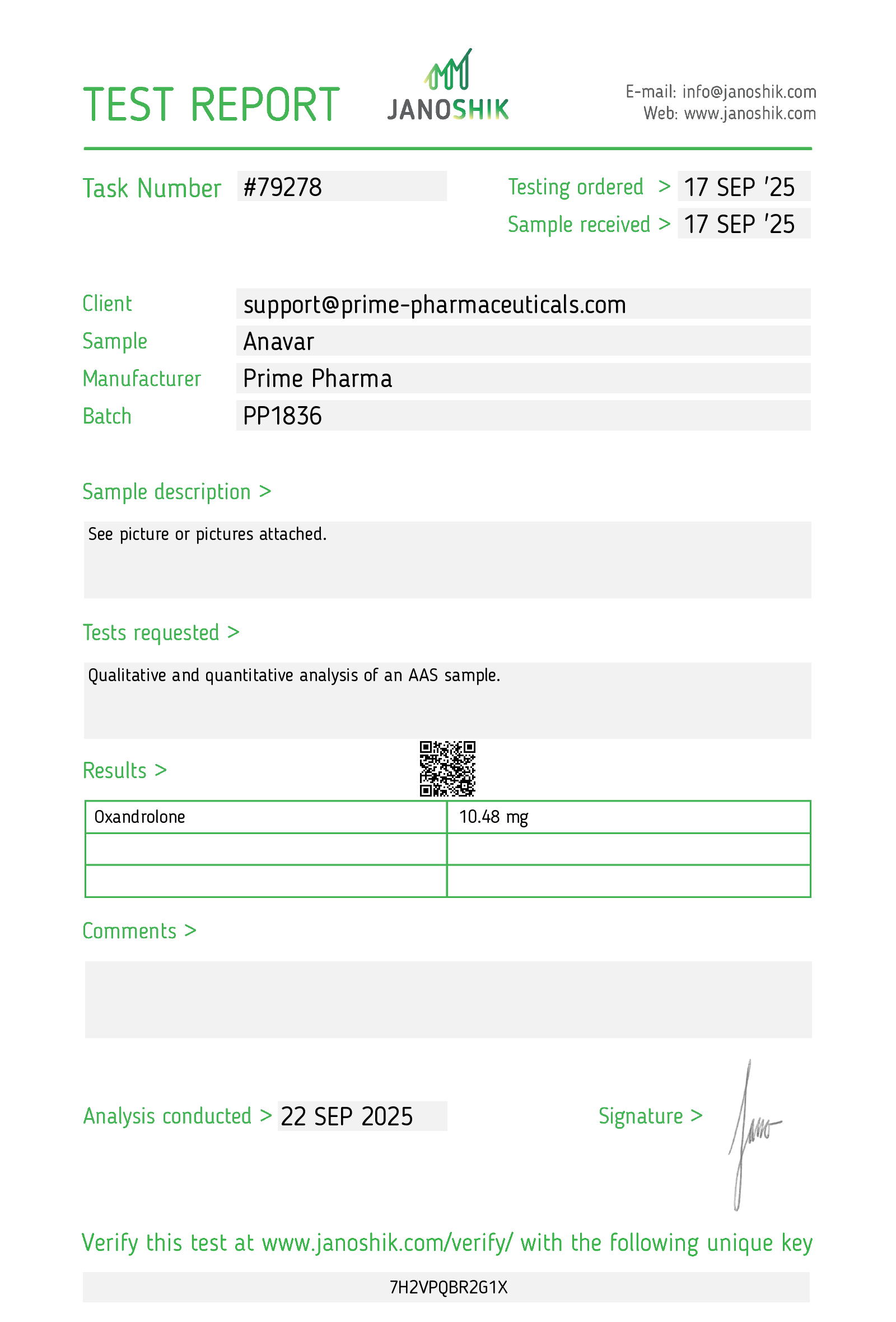 Certificate scan