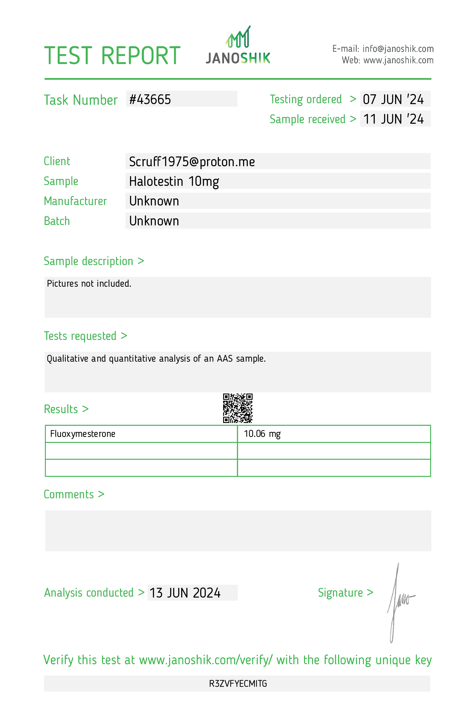 Certificate scan