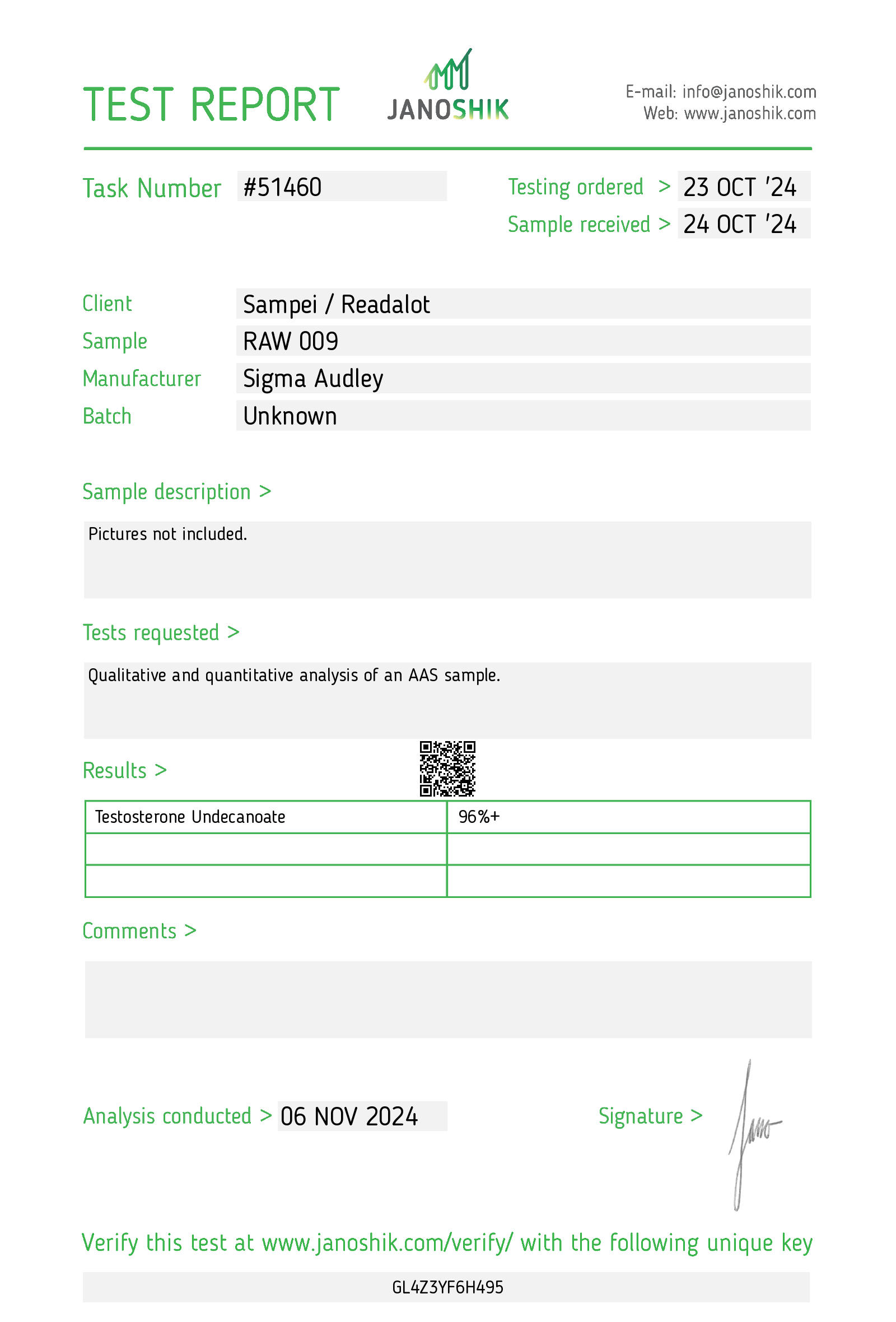 Certificate scan