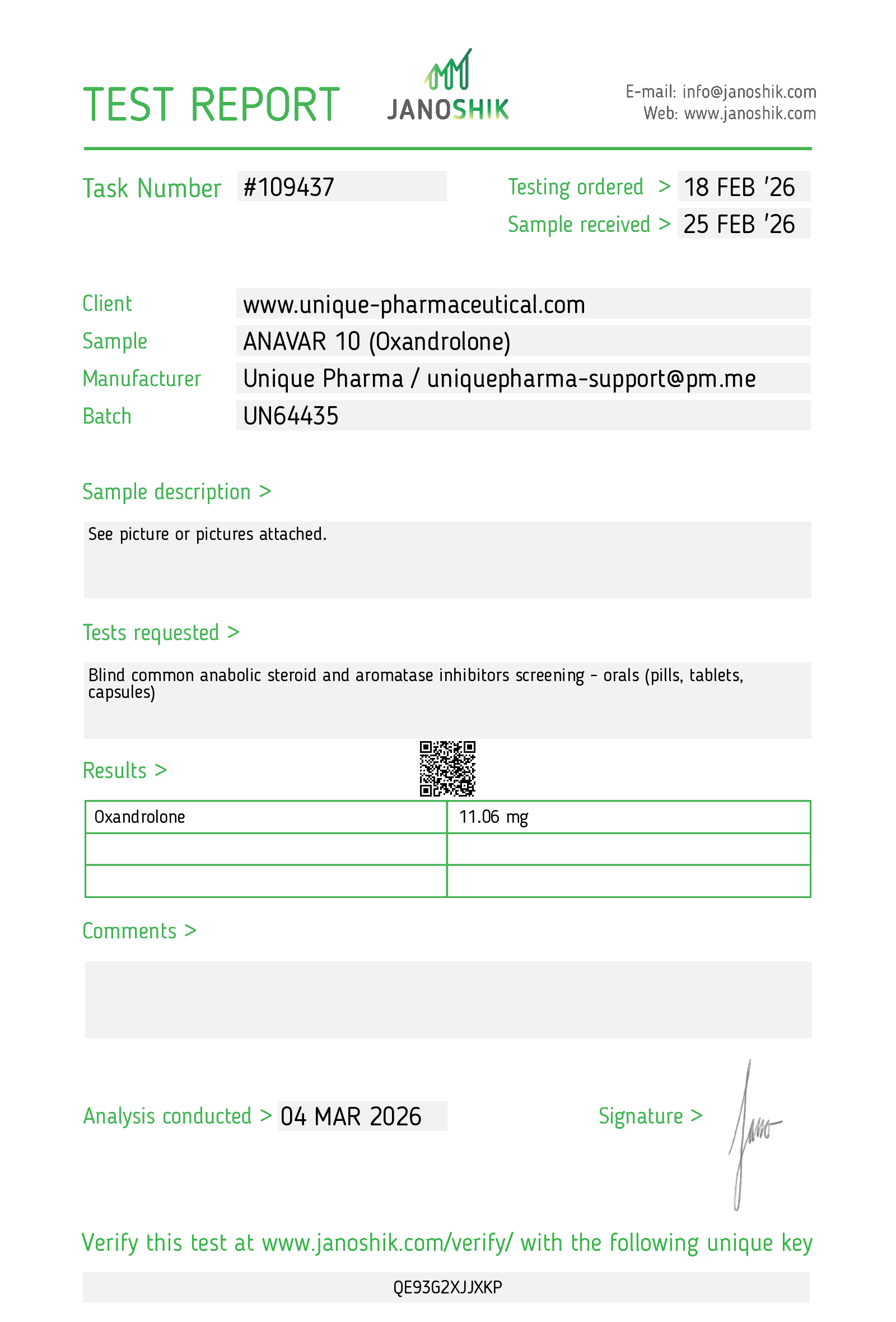 Certificate scan