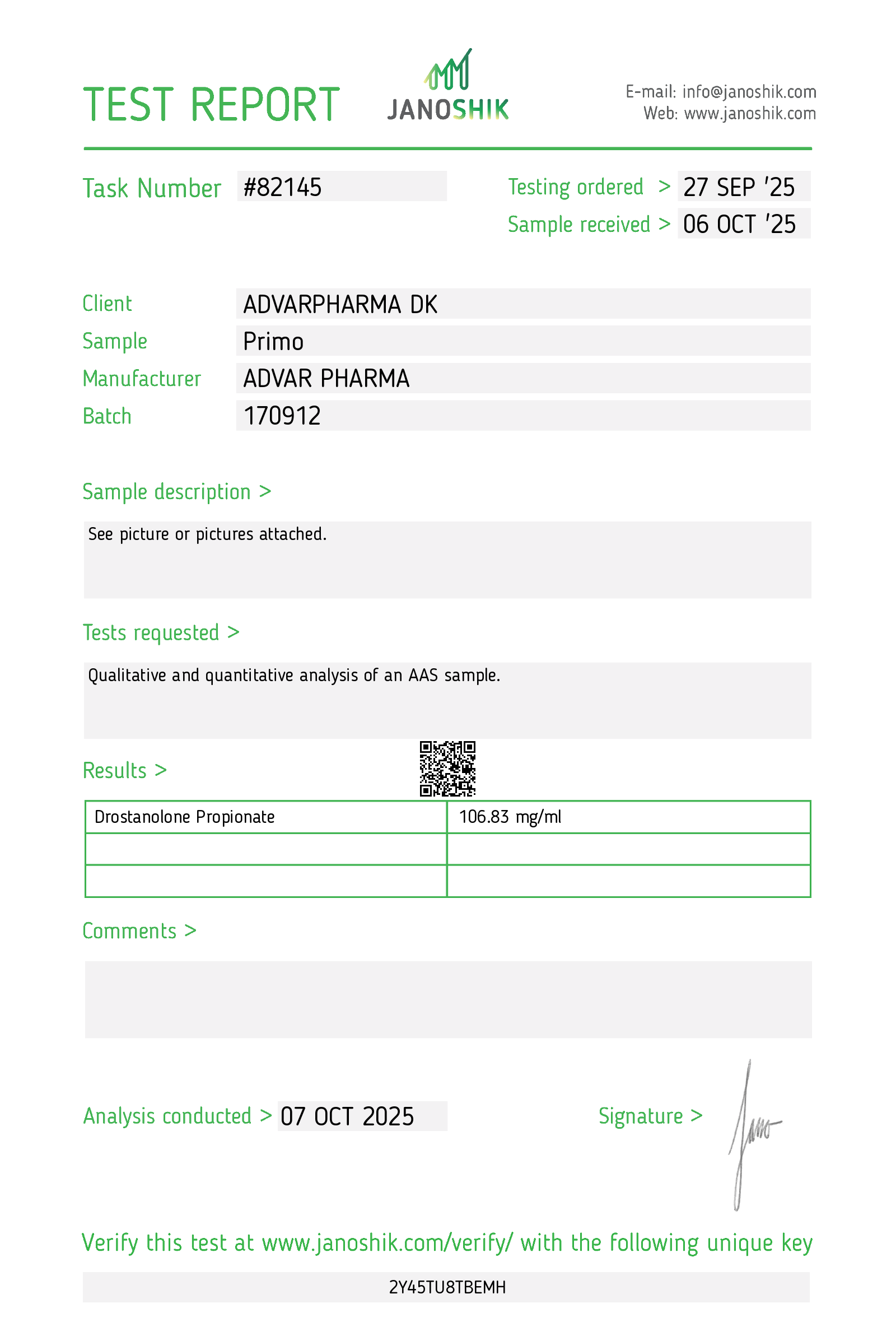 Certificate scan