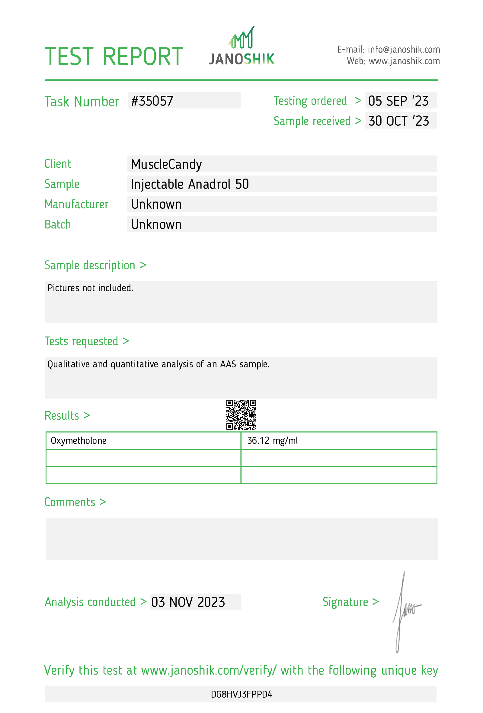 Certificate scan