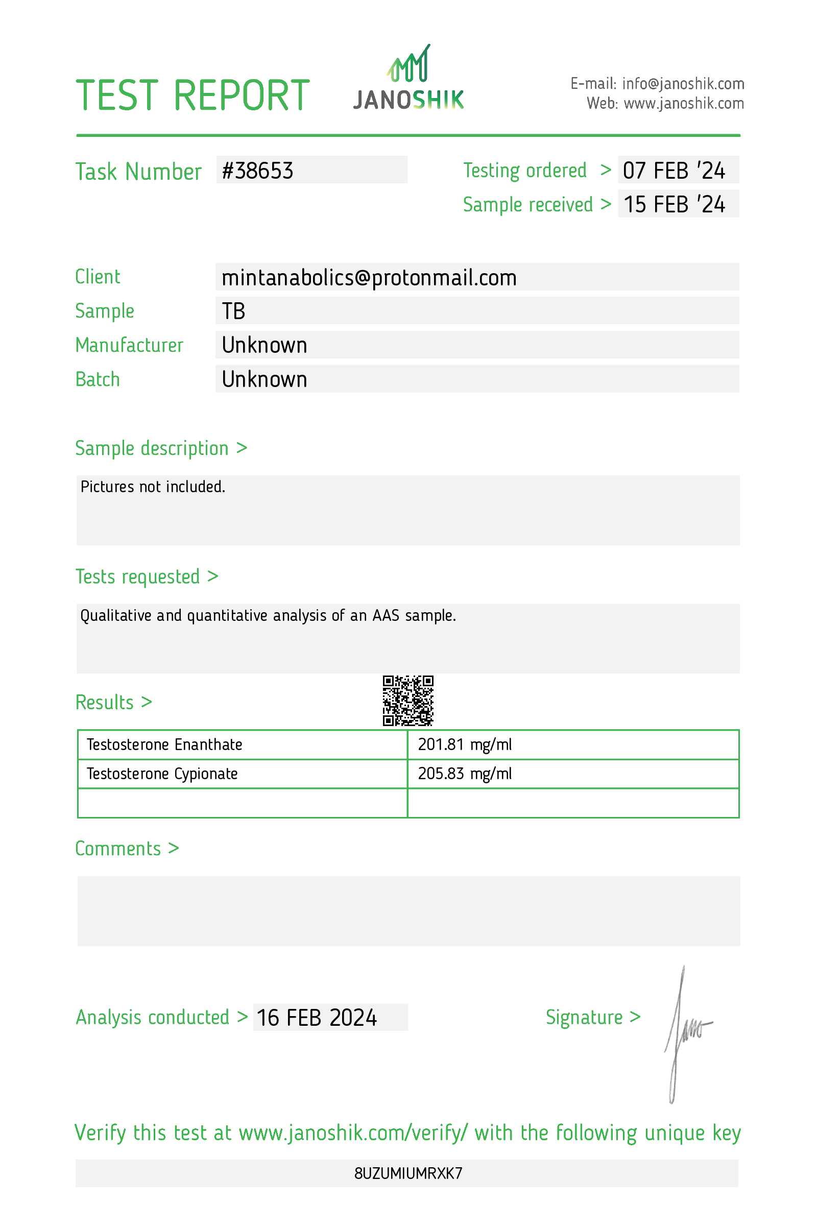 Certificate scan