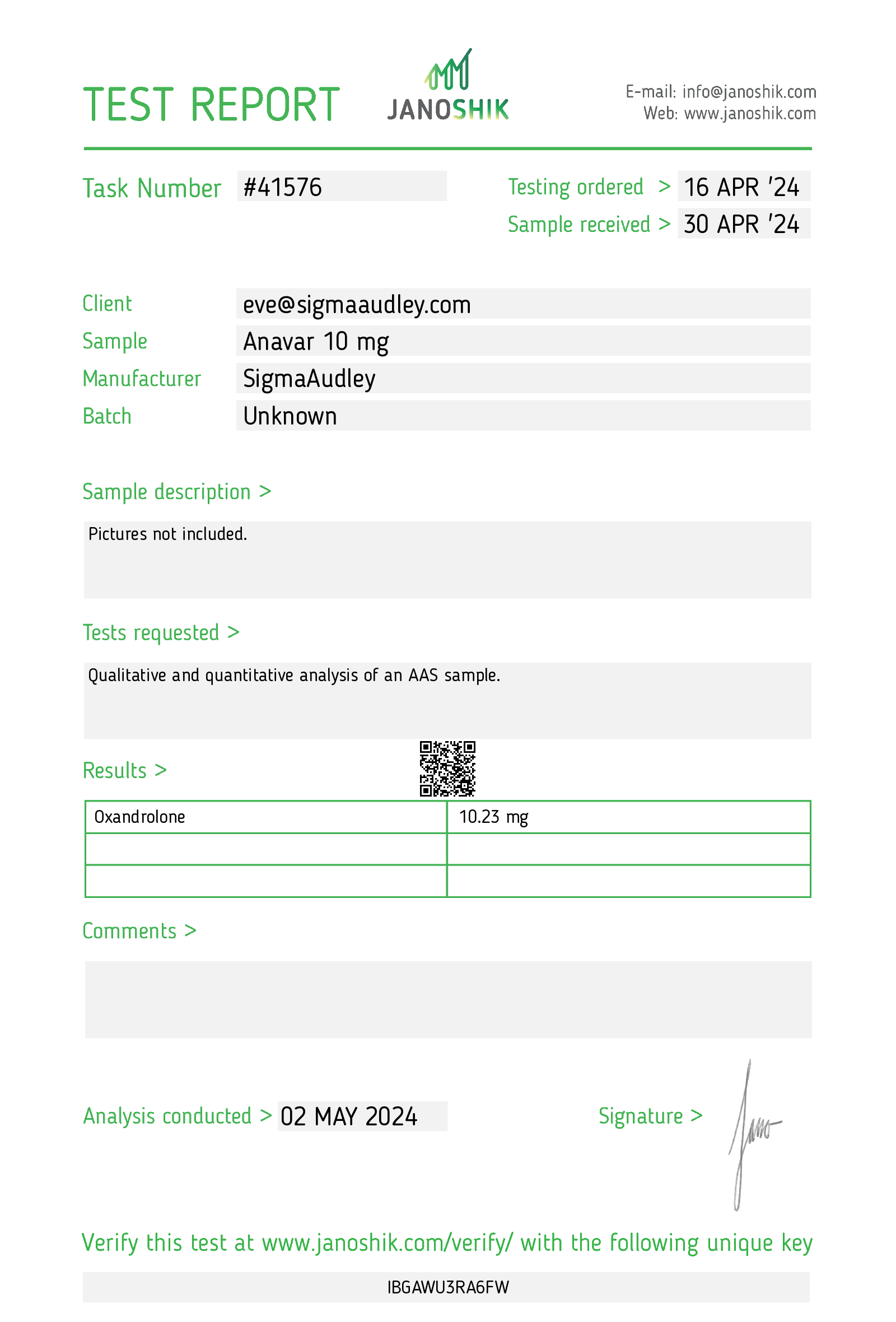 Certificate scan