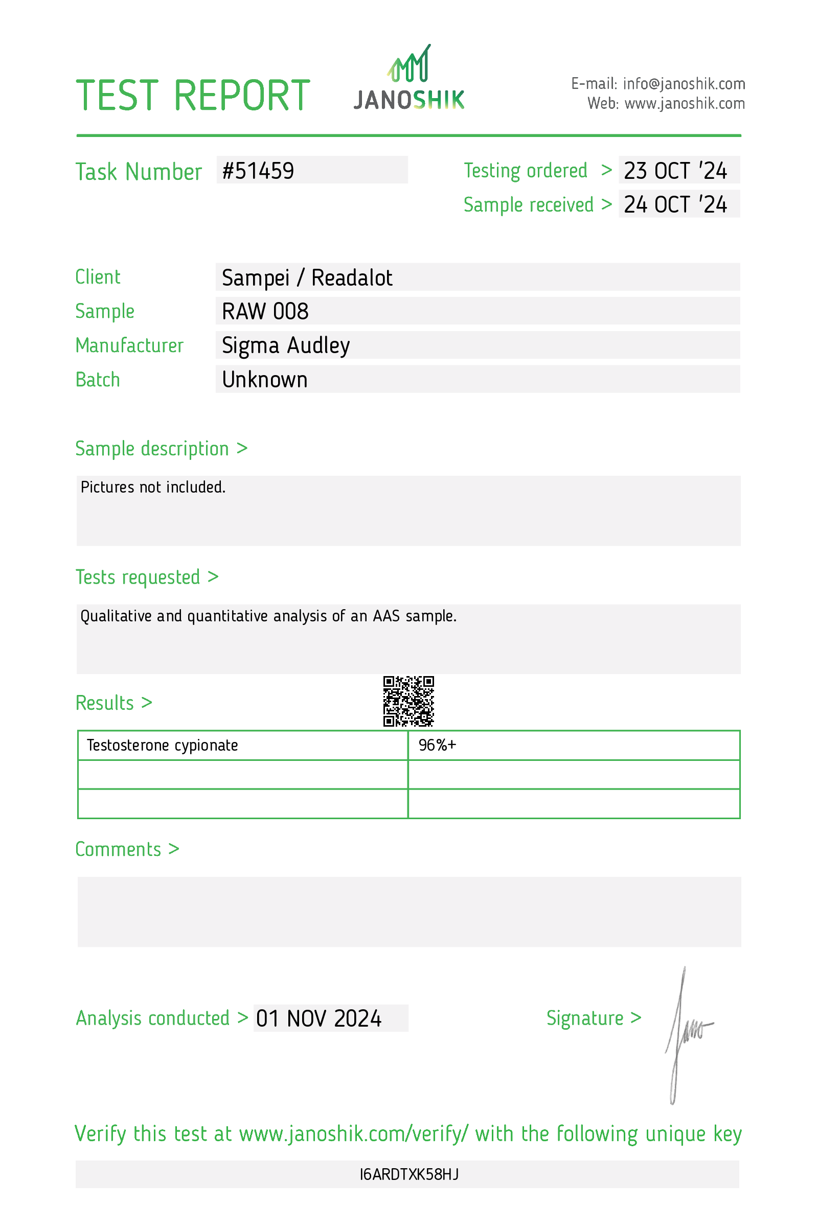 Certificate scan