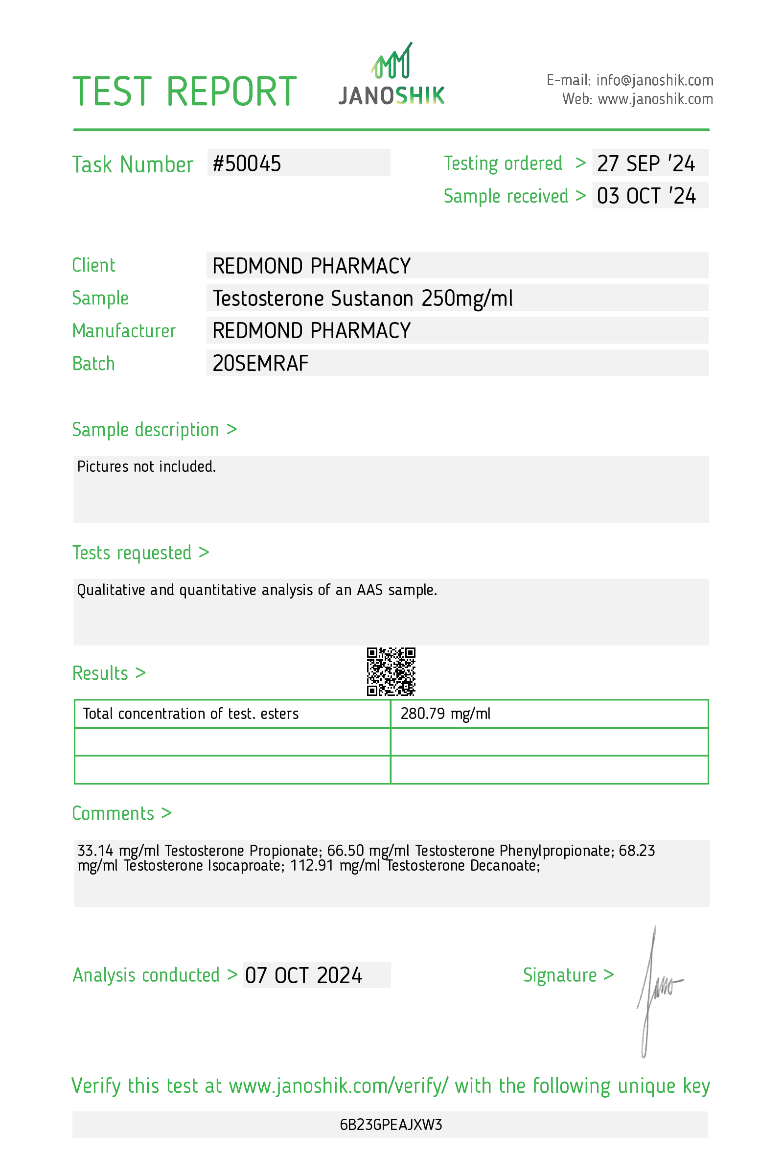 Certificate scan