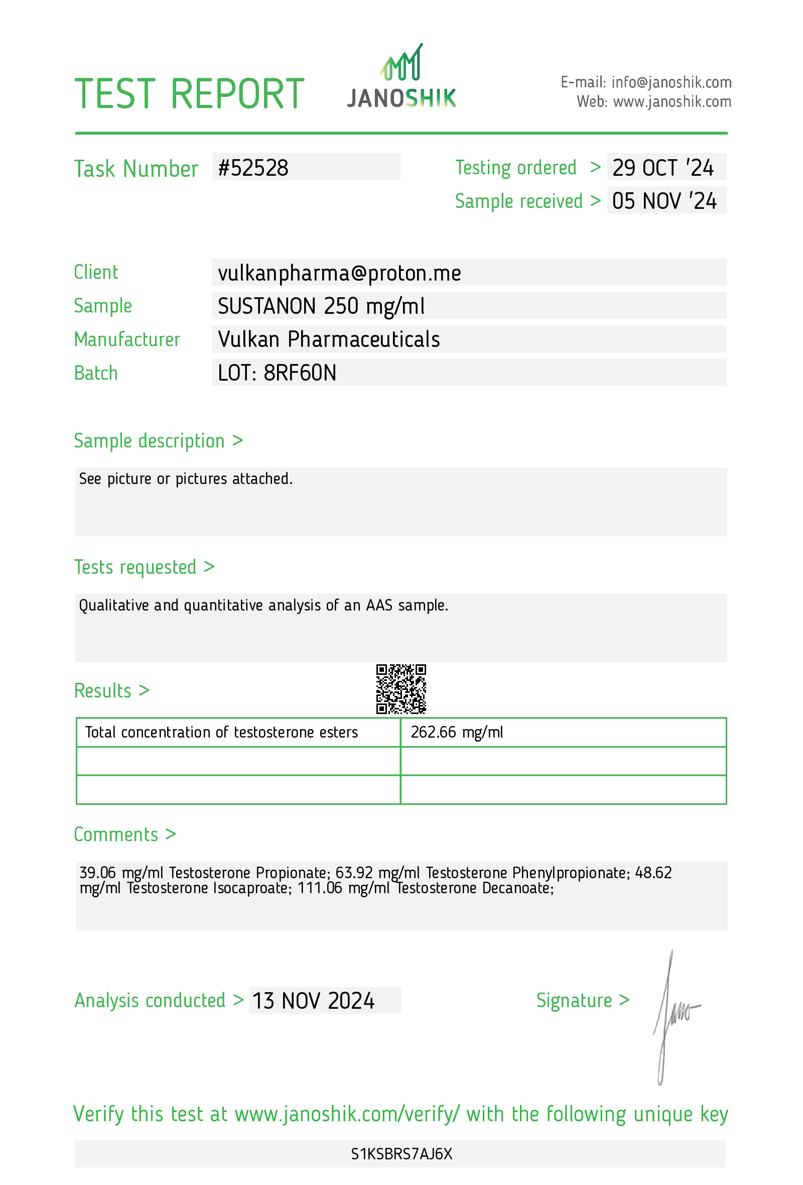 Certificate scan