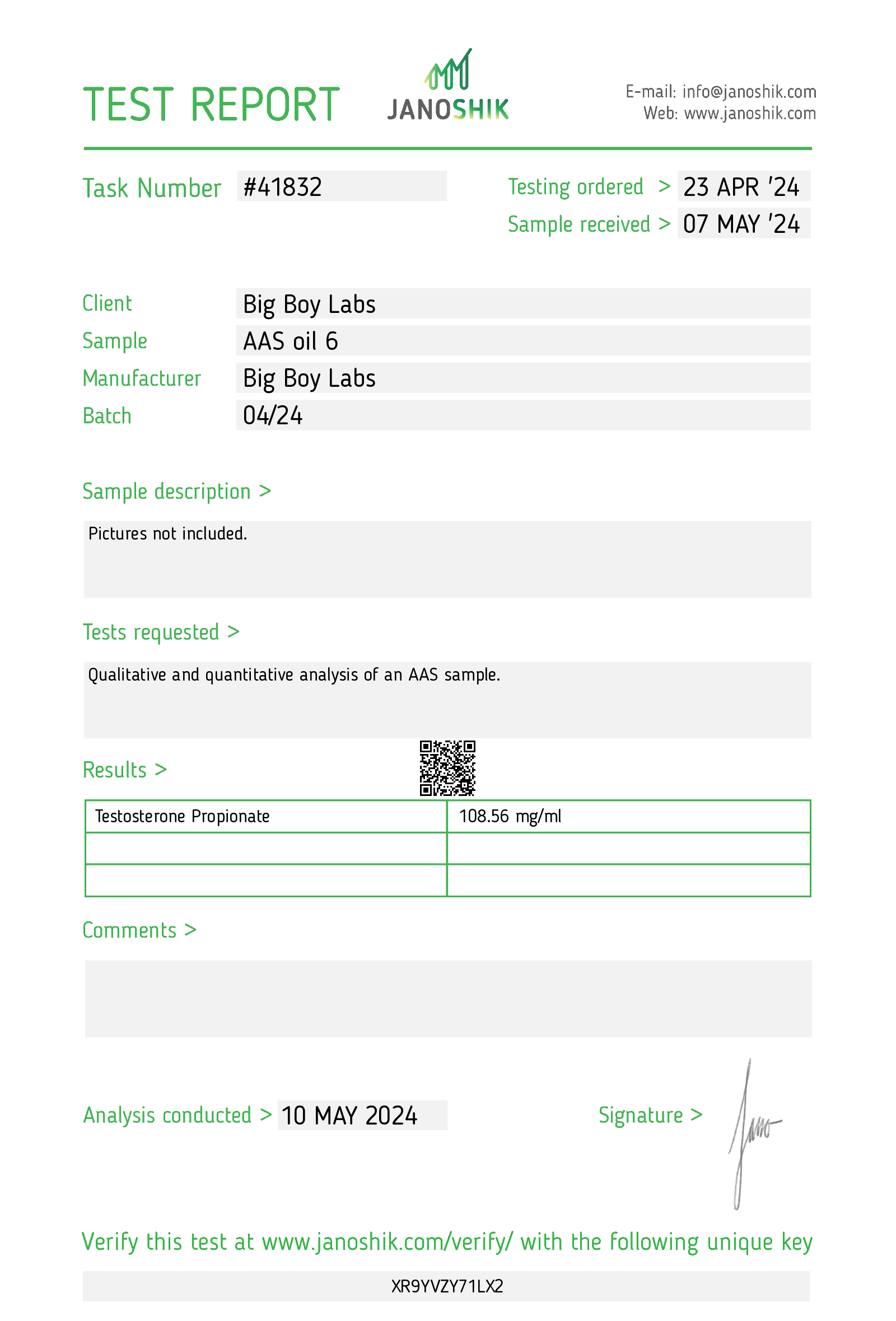 Certificate scan
