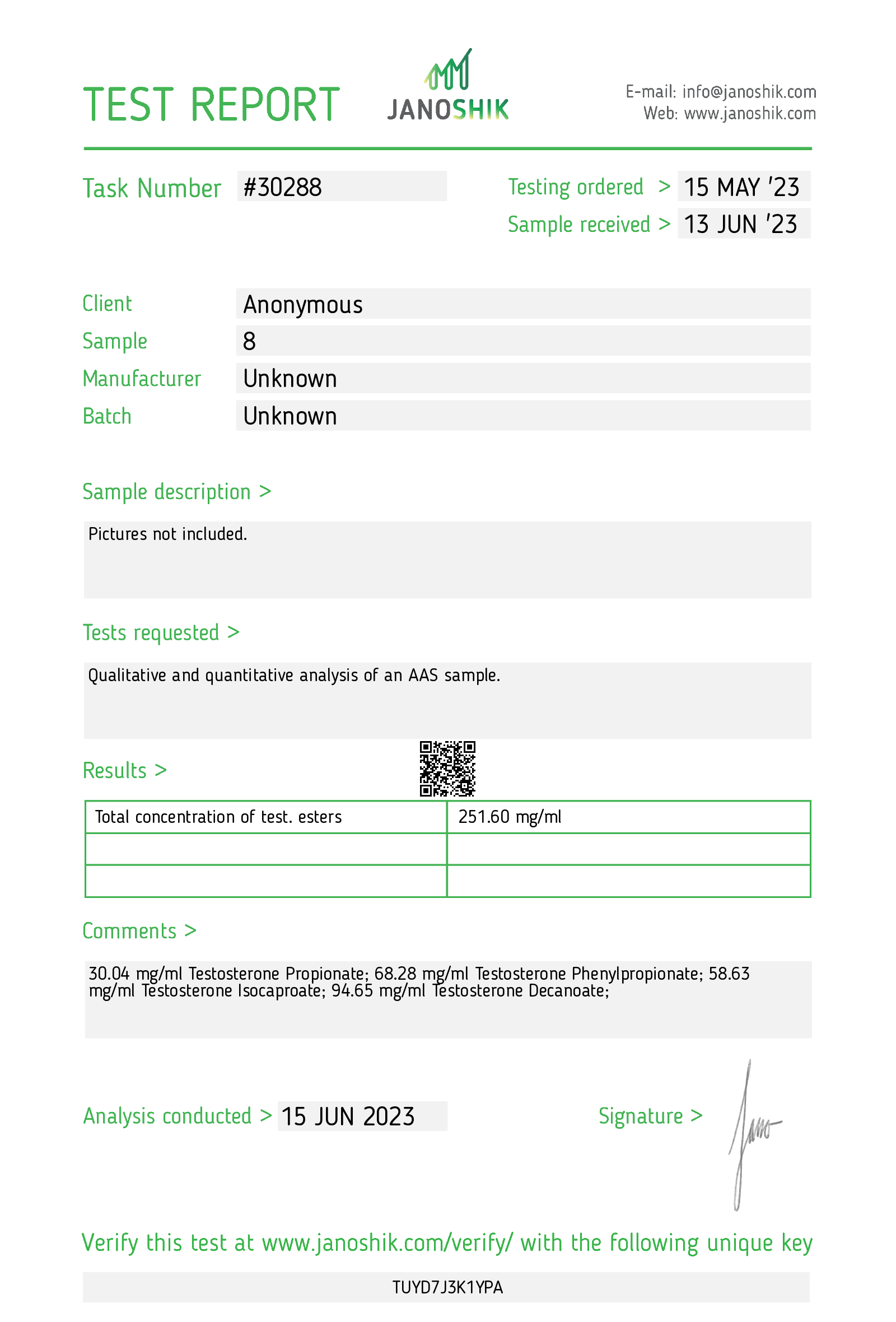 Certificate scan