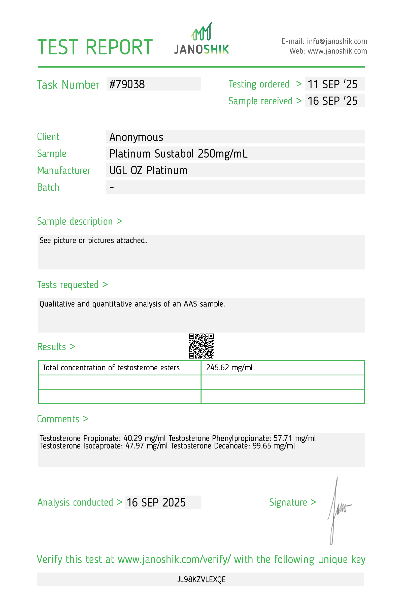 Certificate scan